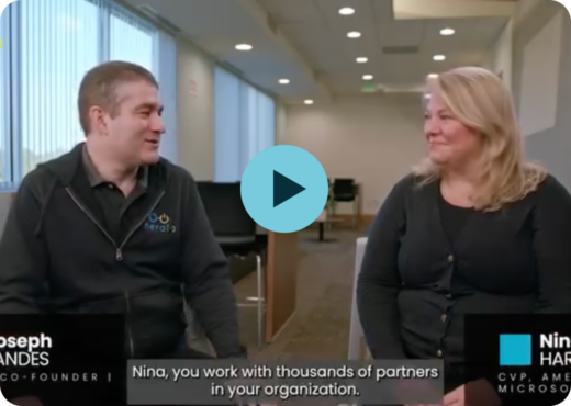 Video of Nerdio's Joseph Landes and Microsoft's Nina Harding