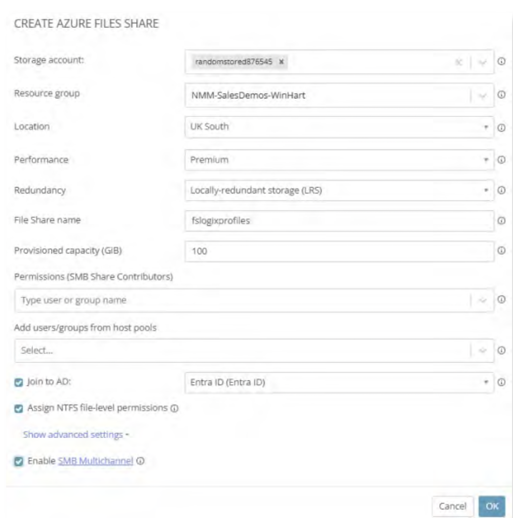 Azure Files Share