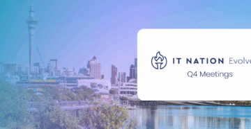 IT Nation Evolve APAC Q4 Auckland New Zealand