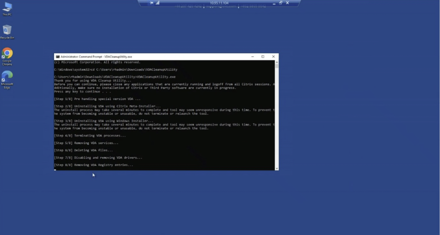 Citrix VDA Cleanup Utility